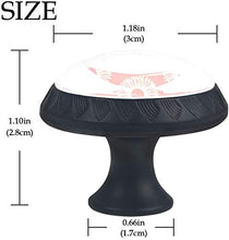 Modello Fiore Mandala Floreale Rosa Chiaro Pomelli per Porta Set di 4 Pomelli per Mobili Manopole per Cassetti Cucina Armadio Vetro