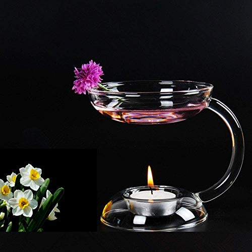 Portabottiglie per vino montato a parete, decorazione per aromaterapia in vetro per la casa Disposizione della camera per matrimoni per la sala da pranzo Soggiorno Miglior regalo di nozze (multicolore