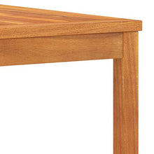 Tidyard Set 5 pz Divani da Giardino in Legno Massello di Acacia con Cuscini,Salotto da Giardino Esterno,Set Mobili da Giardino,Tavolo Rettangoalre+2 Panche 2 Posti+2 Poltrone da Giardino per Esterno