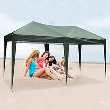 YUEBO Gazebo 6x3 Impermeabile Gazebo Pieghevole Professionale Gazebo Impermeabile con pareti Tenda Gazebo Campeggio Tendone per Feste, Verde