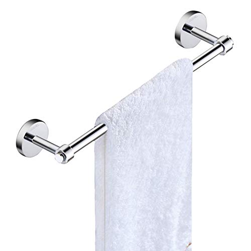 MRDAER Barra portasciugamani Singola da Parete, 40 cm-100 cm Asta portasciugamani con Finitura Spazzolata in Acciaio Inossidabile SUS 304 per Bagno o Cucina (Dimensioni: 55 cm)