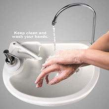 RIYIFER Lavandino Esterno Rimovibile Portatile con Portasciugamani, Lavabo da Viaggio Progettato con Serbatoio di Recupero da 5 Litri,Bianca,50x33x83cm