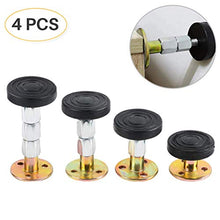 Ibesecc 4 pz supporto telaio letto regolabile filo telaio anti-shake strumento letto telaio supporto telescopico per la protezione della parete stanza supporto piedi letto tavolo
