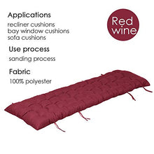 LIJUMN Poltrona Sedia a Dondolo Cuscini – Chaise Longue Cuscino Cuscino Cuscino Tatami tappetini in Finestra Tappetino Cuscino per Sedia, resiste 155 x 48 x 8 cm