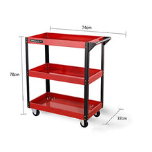 ChangDe Scaffale CHDE Carrello Portapacchi - Strumenti di Riparazione Auto Strumenti di Riparazione Auto Rack mobili Carrello Multifunzione Carrello a 3 Strati Carrello degli Attrezzi