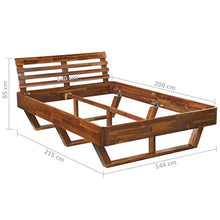 SKM Giroletto in Legno Massello di Acacia 140x200 cm (35kg)