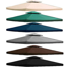 freigarten.de - Tetto di ricambio per gazebo 3 x 4 m, impermeabile, materiale: PVC Panama Soft 370 g/m² ultra spesso, modello 5