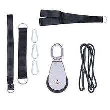 CLISPEED 1 Set Fitness LAT E Lift Pulley System Cavo Macchina Braccio Forza Allenamento Corda Home Attrezzi da Palestra per Tricipiti Pull Down Bicipiti Curl Indietro