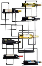 Y DWAYNE Portabottiglie per Vino Moderno in Metallo Portabottiglie per Vino Portabottiglie per Vino a Parete, Decorazione Creativa per la casa