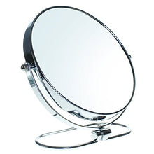HIMRY Pieghevole Specchio Cosmetico Doppia Faccia 8 Pollici, 10X Ingrandimento, Specchio da Tavolo, Specchio da Trucco Specchio Bagno da Barba Rasatura, KXD3125-10x