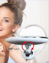 Faus Koco. Vanità Specchio di Trucco, Touch Screen LED 10x di Trucco dello Specchio Desktop Rotazione di 360 Gradi Trucco specchi Rotondi Ventosa ingrandimento