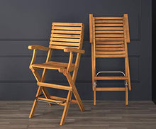 Poltrona da bar Casino Bar Chair, Teak Dorato