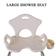 WCY Sedia da Bagno Comfort - Sedili per Doccia per Anziani con Scatola, Altezza Regolabile Sgabello da Bagno con Larghe Schiena - Donna Incinta/disabili yqaae