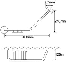 Maniglioni da Bagno Grab Bar a Parete Vasca da Bagno corrimano corrimano corrimano Balance Doccia Assist Doccia ricurva Grab Rails Accessori da Bagno