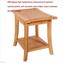 Sgabelli Sgabello da Doccia Sedile da Doccia Sgabello da Bagno Sedile da Bagno Banco di Stoccaggio Antiscivolo da Doccia Sgabello per Bambini Adulti E Anziani (Color : Brown, Size : 60 * 33 * 46cm)