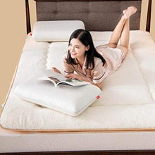 YOLL Materasso Tatami Giapponese Ispessimento Materasso Futon Pieghevole in Peluche, Materassi Letto futon Soggiorno Tappetino Yoga Tappetino Universale Quattro Stagioni Residenza Studen