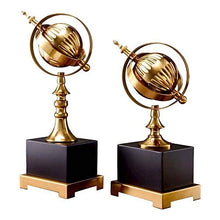 WANGXINQUAN Americana Globe Ornamenti Desk Combinazione di Stile Europeo Due Soft Furnishings Governo del Vino Soggiorno Librerie