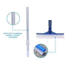 2 Pcs Spazzole Palo Telescopico Per Piscina Spa Facile Da Utilizzare