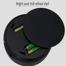 Lampada da Tavolo Specchio Luminoso bifacciale Rotondo Specchio per Trucco Nero a LED Triplo con Lente d'Ingrandimento Specchio Portatile Creativo 5X Due File