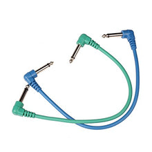 SaySure - 6Pcs Guitar Effect Pedal Angled Plug Leads Patch Cable