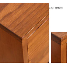 TXXM, cassettiera con cuciture e cassetti, in legno massello, per bagno, cucina, colore: noce, dimensioni: 20 cm