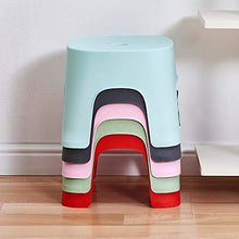 YUDIAN Sgabello in plastica addensata Sedia da Pranzo per la casa Sgabello per Il Cambio delle Scarpe Sgabello Basso Panca Piccola Sgabello Rotondo Multicolore Sgabello da Bagno Antiscivolo Little