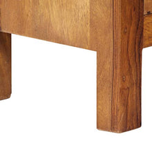 mewmewcat Credenza in Legno Massello di Sheesham 65x30x80 cm,Credenza Vintage in Legno Massello di Sheesham con 3 Cassetti e 1 Armadietto