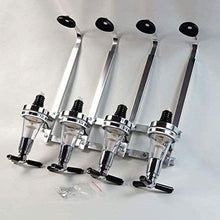 ZHXYY Portabottiglie a Parete, distributore di liquori a 4 Teste Portabottiglie per Vino Portabottiglie per Cocktail per Bar di casa