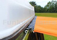 Debus - Tenda parasole per camper + kit di collegamento T2 T25, colore: Arancione brillante