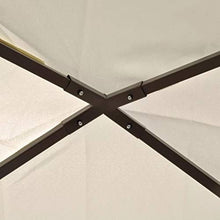 BBZZ - Padiglione da giardino con tavolo e panchine, gazebo da giardino, 2,5 x 1,5 x 2,4 m
