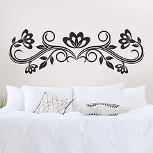 T-MK327 - Adesivi per testiera del letto, 46 x 140 cm, colore: Nero