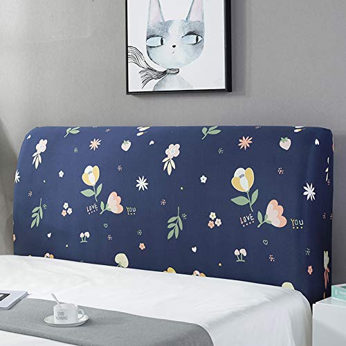 Smingm Copertura testiera Letto, Copertura per testiera per Letto Fodera Elastica Protezione, Protezione Elastica All-inclusive Coperchio Europeo Lavabile 20 110-140cm