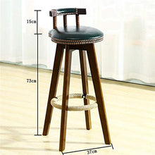 WZX Sgabelli da bancone da Cucina Sedia da Pranzo retrò Sgabello Girevole Sgabello da Bar Sgabello Girevole con Schienale Sedie da Cucina ad Altezza Regolabile