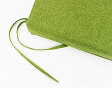 Sunshinelh - Cuscino per panca lunga con cravatta, per interni ed esterni, per panca da giardino, rettangolare, per sedie a 2/3/4 posti, rimovibile e lavabile (E,30 x 140 x 3 cm)