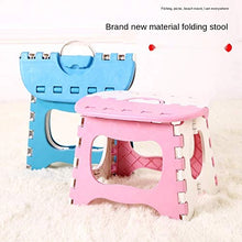 KOLOSM Sgabello Pieghevole da Bagno Bagno Piccola Panca per Bambini e Adulti all'aperto Portatile Sgabello Pieghevole Portatile Sgabello Pieghevole in plastica Addensato (Color : Pink)