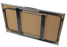 Brüder Mannesmann Werkzeuge Mannesmann M70111-Tavolo Multifunzione Pieghevole, Grigio
