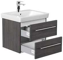 Mobile bagno con lavabo Villeroy & Boch Subway 2.0 55cm antracite venato