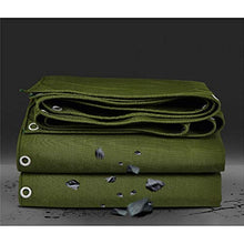 Telone di Copertura di qualità Premium in Tela Cerata Verde Impermeabile in PVC con Occhielli per Mobili da Giardino, Piscina, Auto, Camion, Spessore 0,8 Mm, 660 G/M² (Size : 2 * 2M)