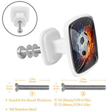 Set di 4 maniglie rotonde per armadio da cucina, credenza, cassettiera, cassettiera, con viti, per cucina, comò, armadietto, bagno, armadio e calcetto