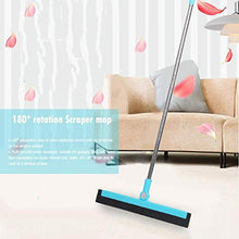SSAYY Spray Mop Raschietto per Tergicristallo 180 Gradi Mop Ruotabile Scopa Pulizia per Pavimenti Raschietto per Pavimenti Capelli Acqua Rimozione Sporco