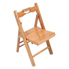 æ— Set di 2 sedie pieghevoli in bambù, 100% legno di bambù naturale, piccola sedia pieghevole con schienale per colazione, caffè, picnic, pesca