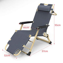 Sedia a Sdraio Sedia Pieghevole Balcone Casa Cool Chair Sedia a Sdraio Piatta Pieghevole Pausa Pranzo Summer Nap Bed Portable Recliner