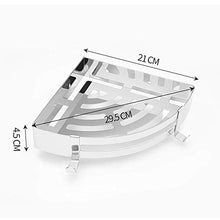 UWY Mensola angolare per Bagno in Acciaio Inox 304 Treppiede per Doccia Caddies Cucina lucidata a Specchio Supporto a Parete per portaoggetti Porta Asciugamani a Cesto d'Argento con Ganci rimovi
