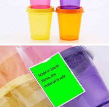 Mini di Plastica Contenitore per Alimenti,Usato per Congelatore Cucina Sicurezza Senza BPA Ermetico Quattro Colori Supplemento di Cibo Scatola di Immagazzinaggio-E
