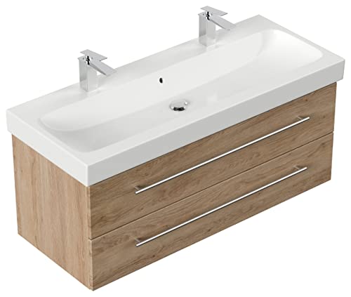 Mobile bagno con lavabo Geberit Icon 120cm rovere chiaro