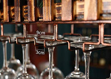 YWYW Portabicchiere in Stile Europeo Porta Bicchiere da Vino Portabicchiere Bar Appendi a Testa in Giù Porta Bicchiere da Vino a Testa in Giù (Dimensioni: 80 * 20 cm)