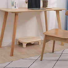 ZXCVB Sgabello con Gradino in Legno massello, Sgabello da Barba Resistente, Leggero e Antiscivolo, Sgabello Piccolo per Bambini, per casa, Bagno, Comodino