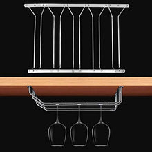 Negozio Hanks' Supporto di Vetro di Vino, Cinque File di Acciaio Steelglass Holde, Dimensione: 34 * 49 * 54 Centimetri