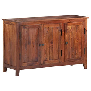 vidaXL Credenza Marrone Miele 105x35x65 cm Legno Massello di Acacia
