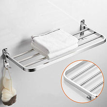 Camisin Portasciugamani Gratuito Punching Accessori Bagno WC Mensola Pieghevole A Parete
